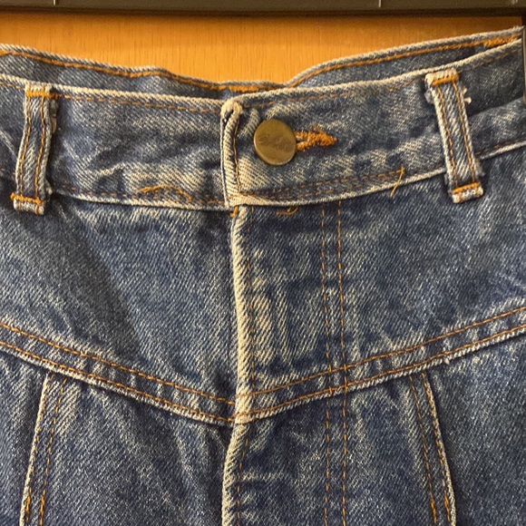 Chic Vintage Mom Jeans Pleated Tapered High Rise Made in USA Plus Size 16-18 - Picture 4 of 12